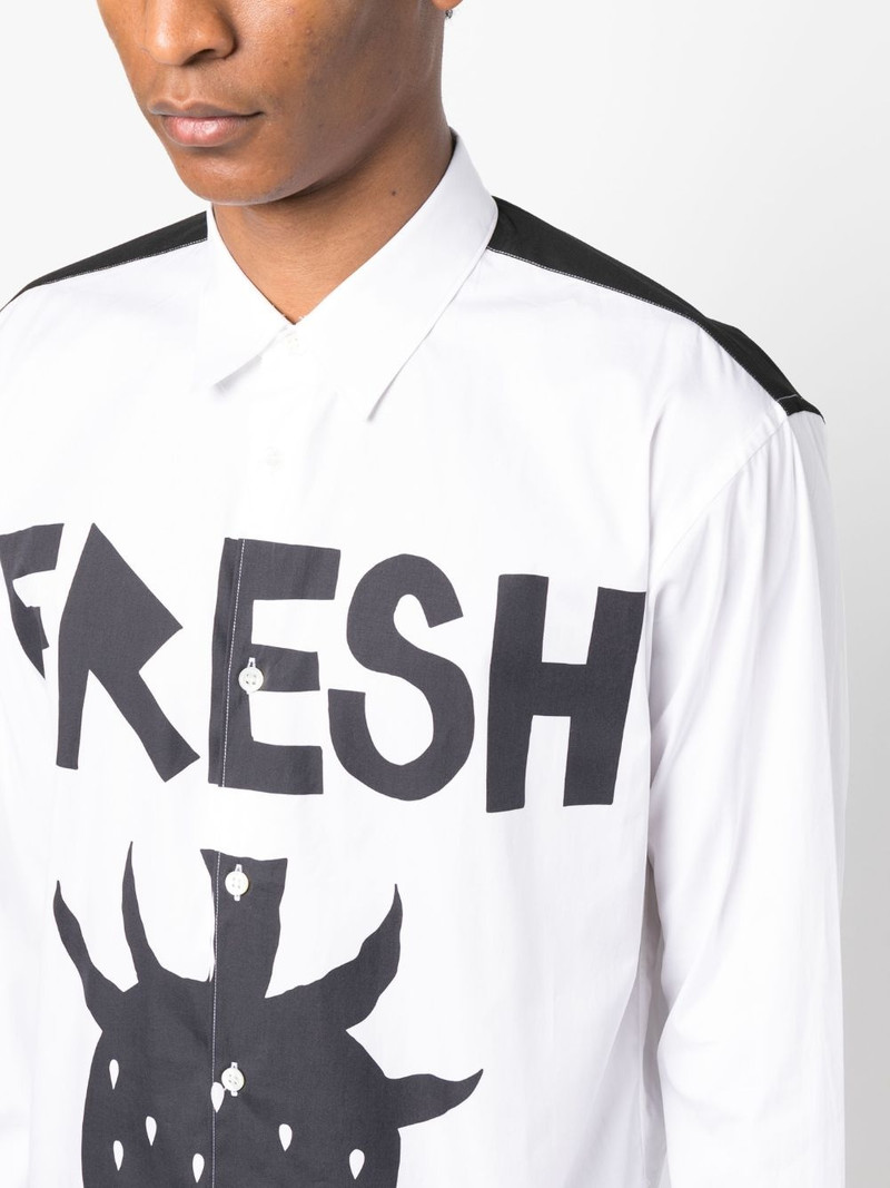 graphic-print cotton shirt 5