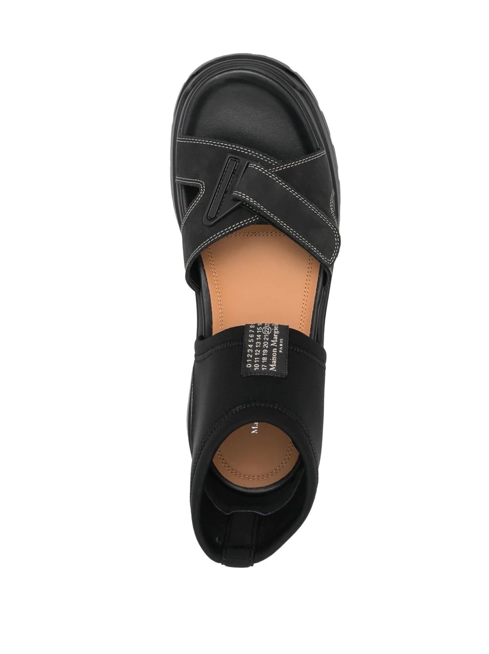 touch-strap chunky-sole sandals - 4