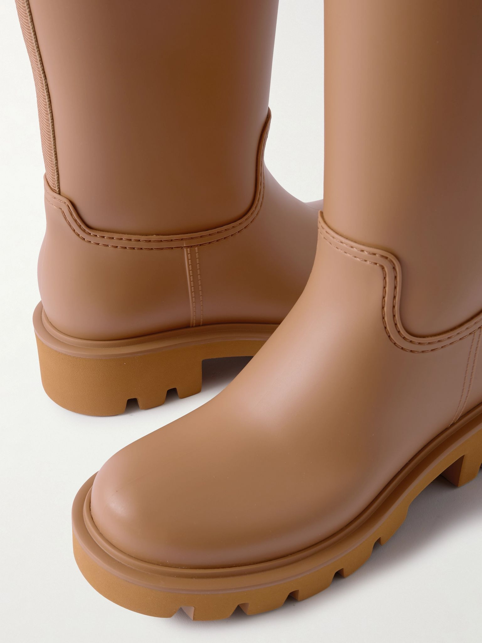 Kickstream PVC and shell knee boots Brown - 4