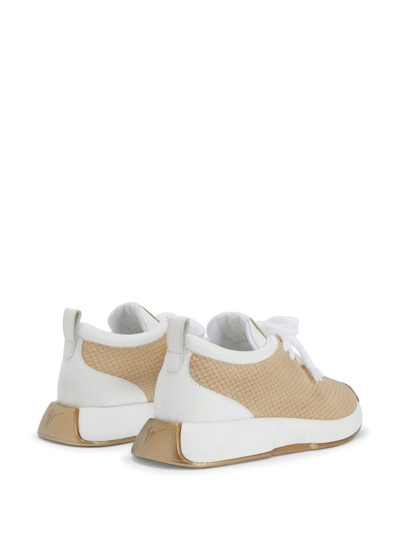 Ferox python-print sneakers 3