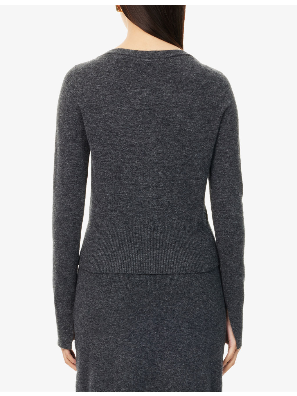 Embellished Technical-Blend Cropped Knitted Cardigan - 4