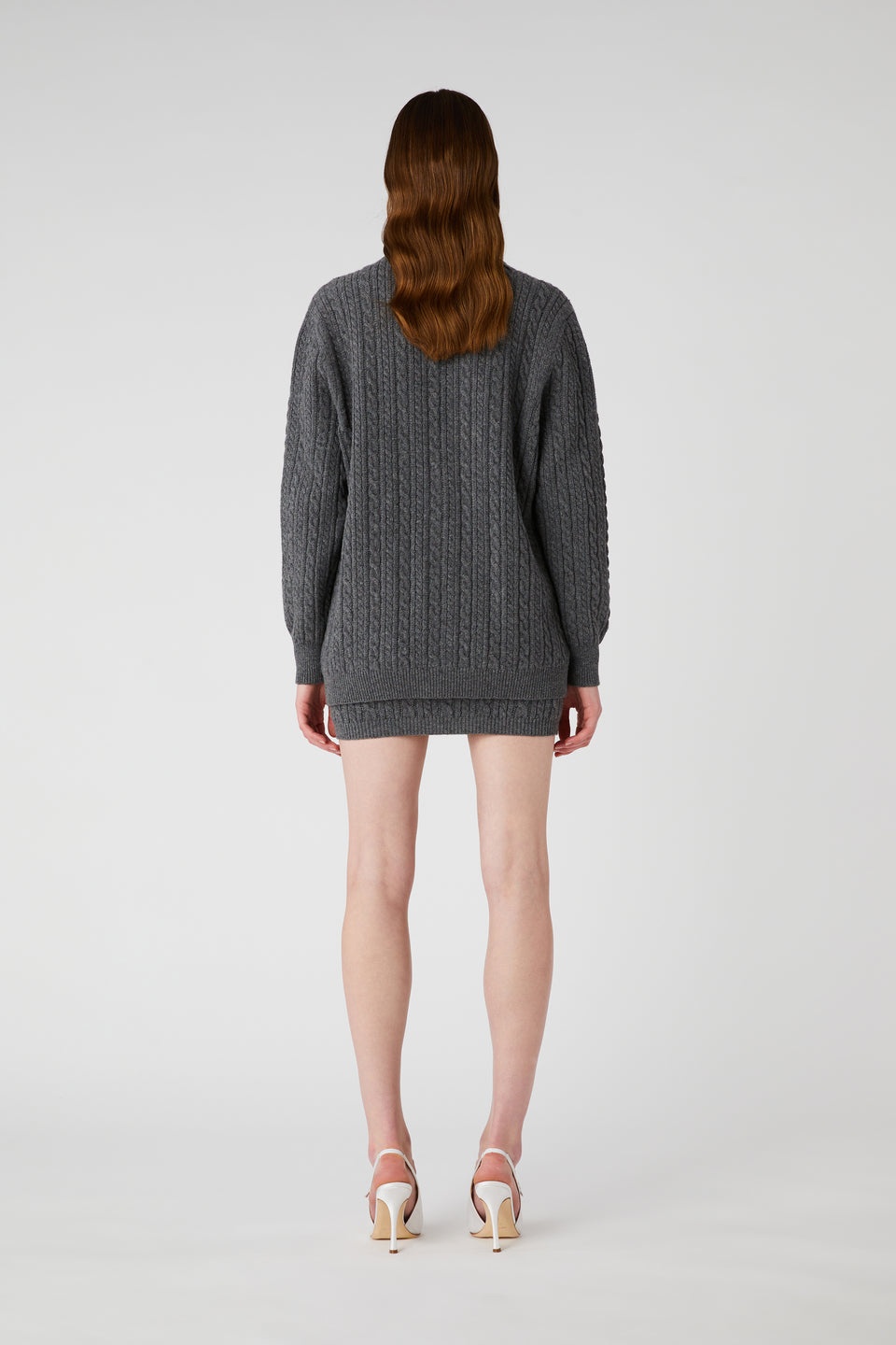 WOOL BLEND KNITTED MINI SKIRT WITH JWL BUTTONS - 5