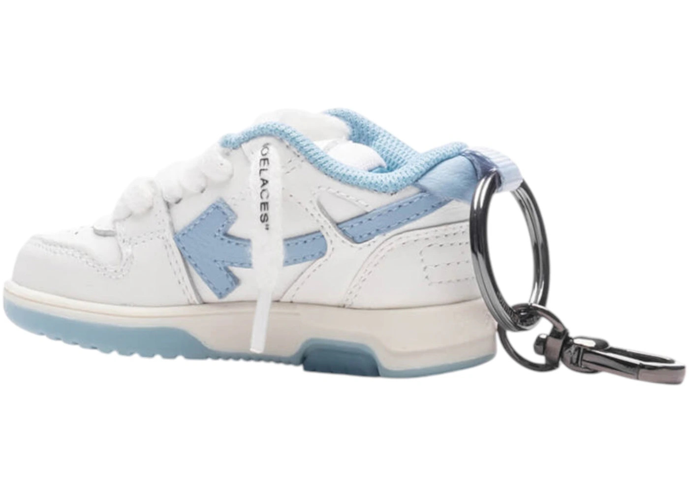 OFF-WHITE Out Of Office Keychain White/Light Blue (OMZG094C99PLA0010140) - 2