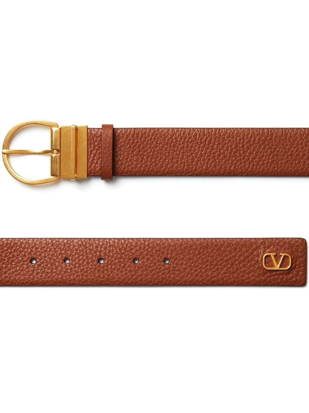 VLogo leather belt - 2