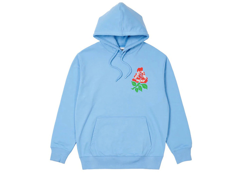 PALACE Palace English Rose Hood Light Blue outlook