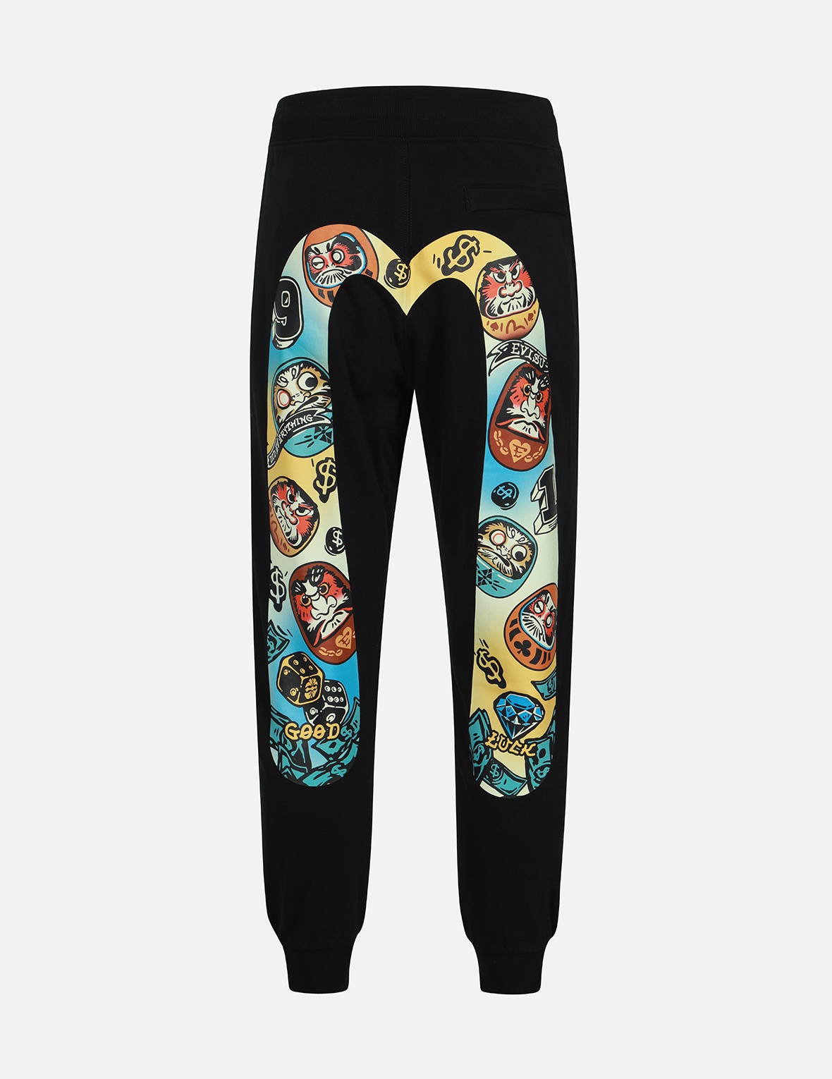 DARUMA DAICOCK PRINT REGULAR FIT SWEATPANTS - 2