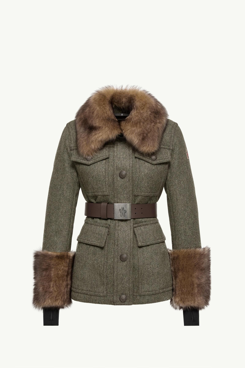 Devez Wool & Shearling-Trimmed Down Field Jacket 1