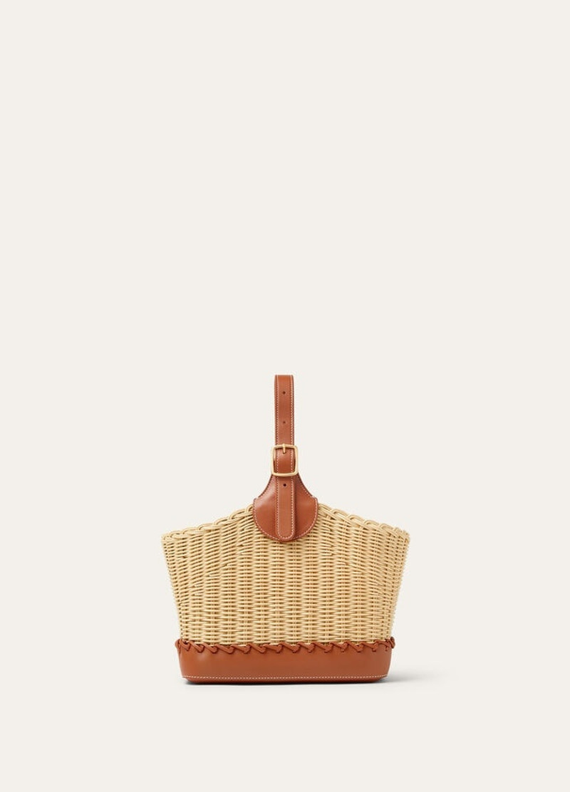 Bobbin Bucket bag wicker 1