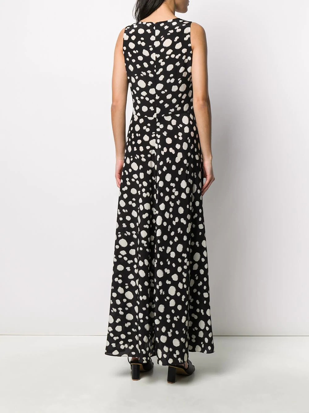 polka dot print dress - 4