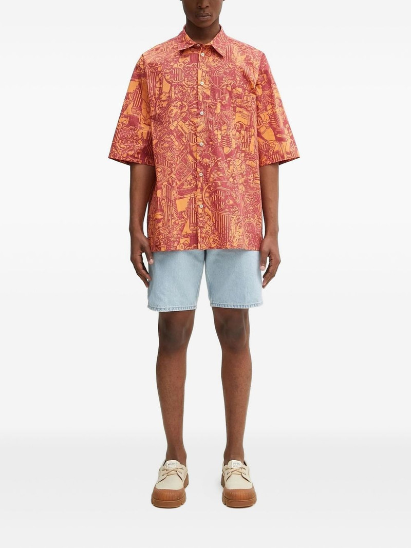 Marcelo Burlon County Of Milan abstract-print short-sleeve shirt outlook