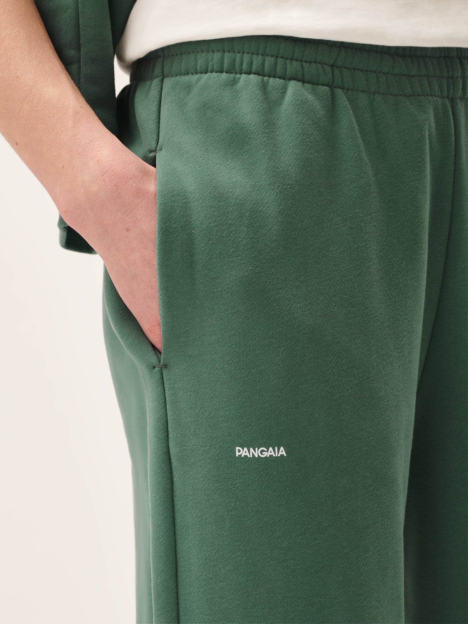 Womens 365 Midweight Track Pants - Forest Green - 3