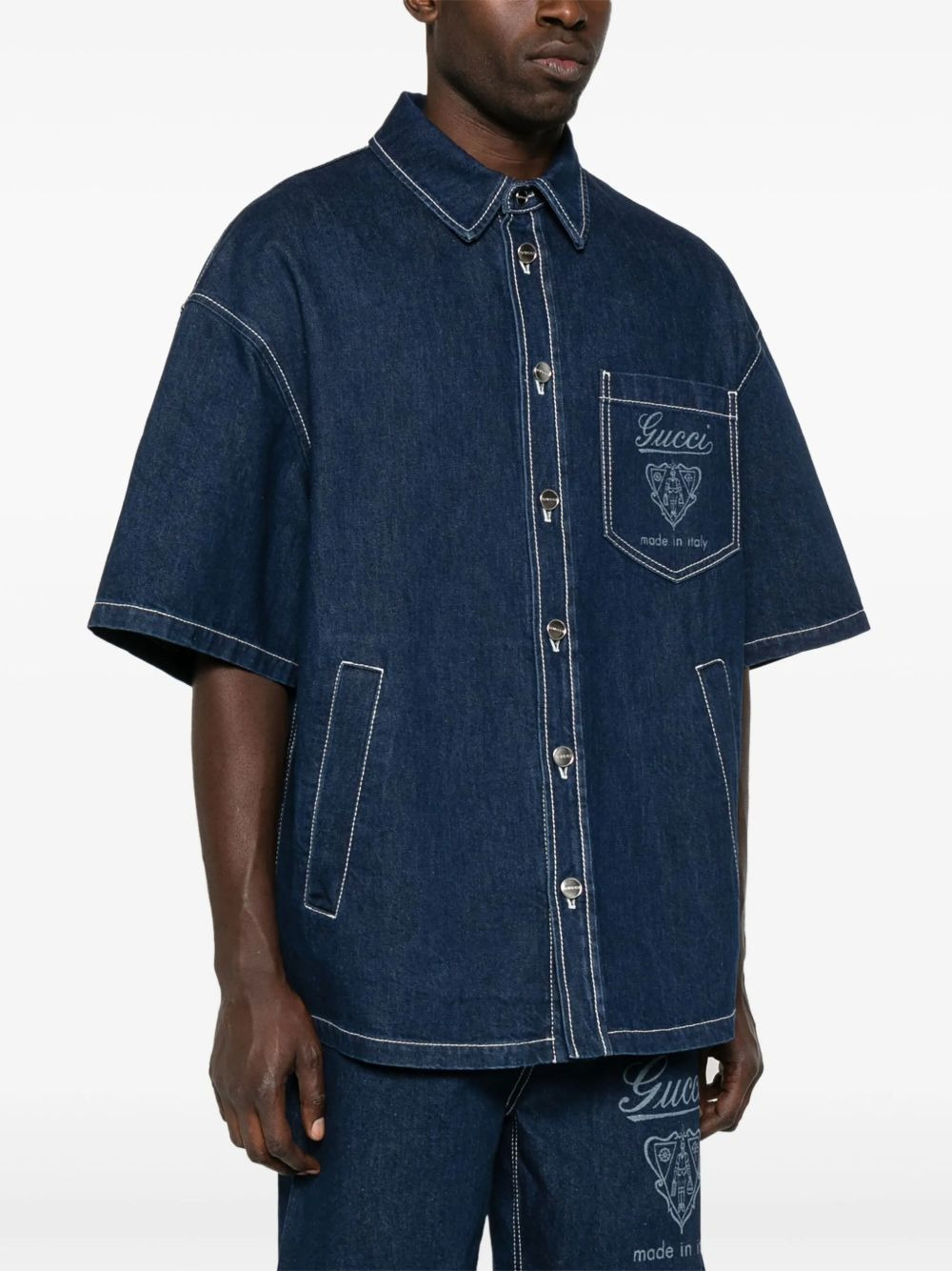 Gucci Men Denim Shirt - 3