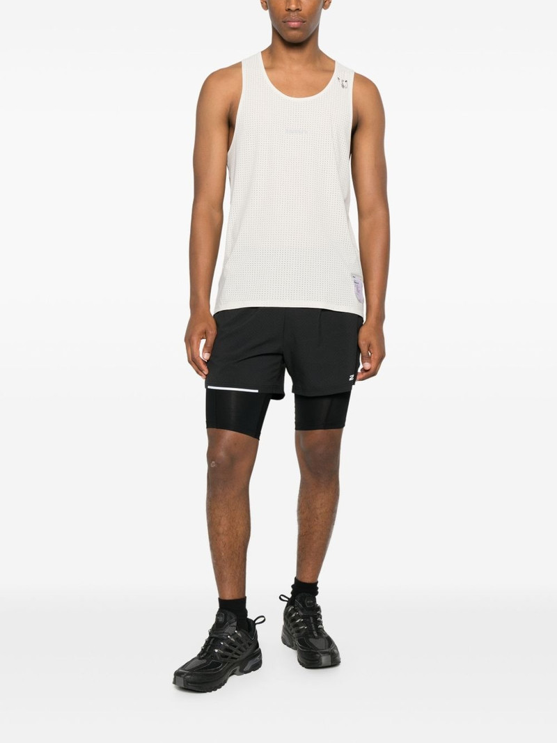 SATISFY logo-print tank top outlook