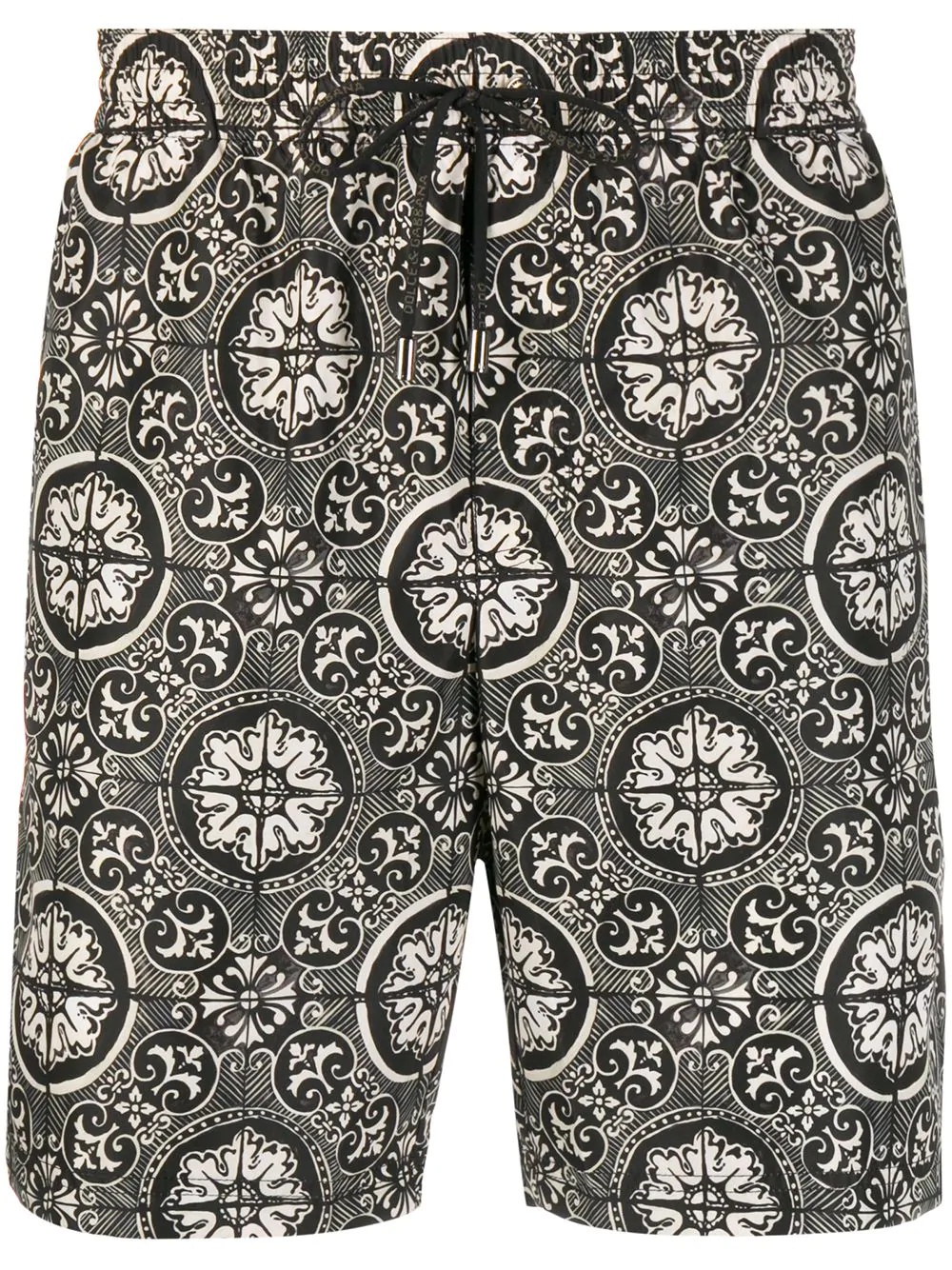 Maiolica-print swim shorts - 1