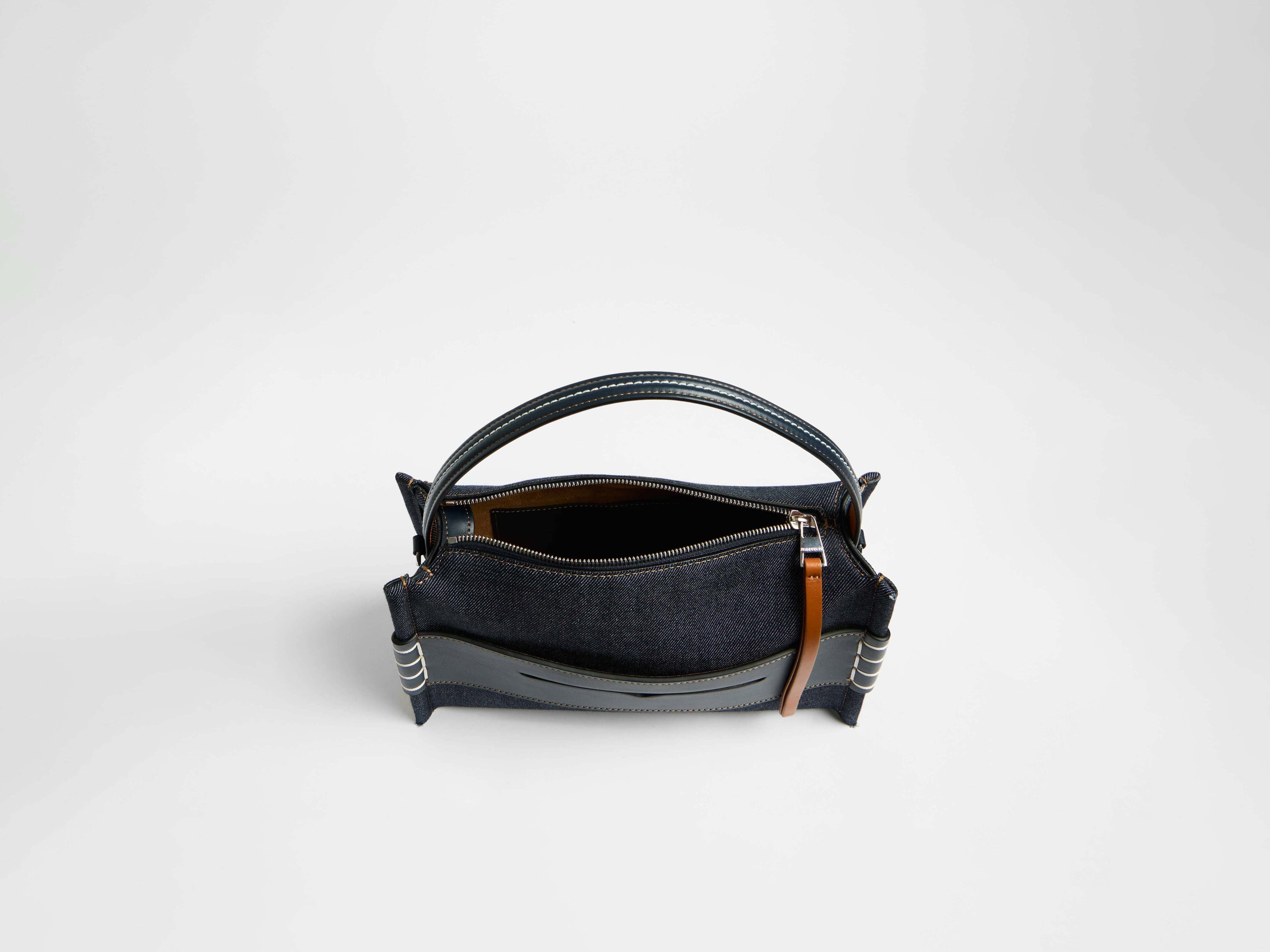 LOAFER BAG IN INDIGO DENIM - 3