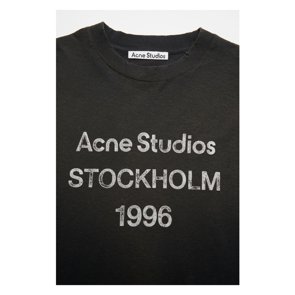 LOGO 1996 LONG SLEEVE T-SHIRT (FADED BLACK) - 2