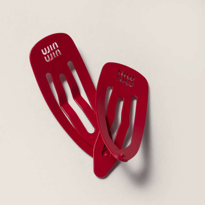 Miu Miu Metal hair clips outlook