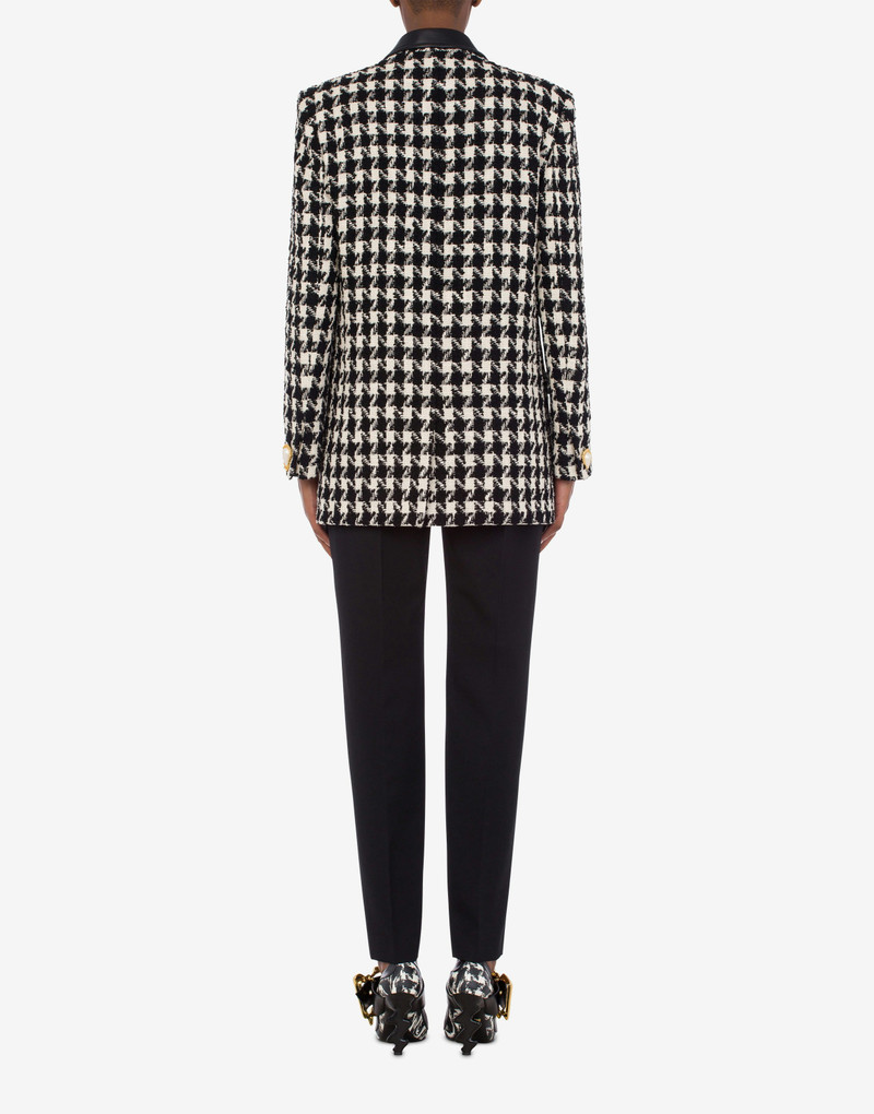 MORPHED BUTTONS HOUNDSTOOTH BOUCLÉ JACKET 3