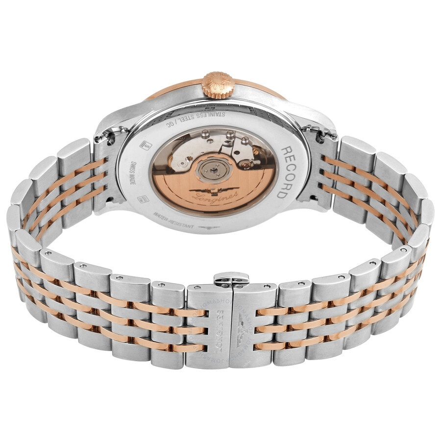 Longines Record Automatic Silver Dial Ladies Watch L2.821.5.76.7 - 3