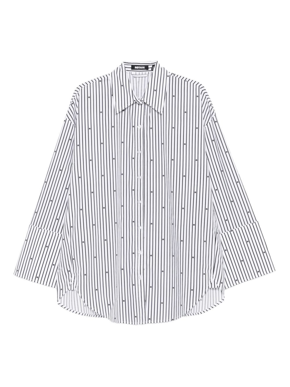 pinstripe shirt - 1