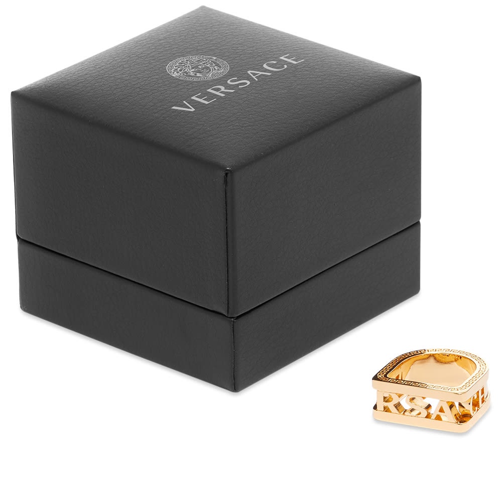 Versace Cutout Ring - 4