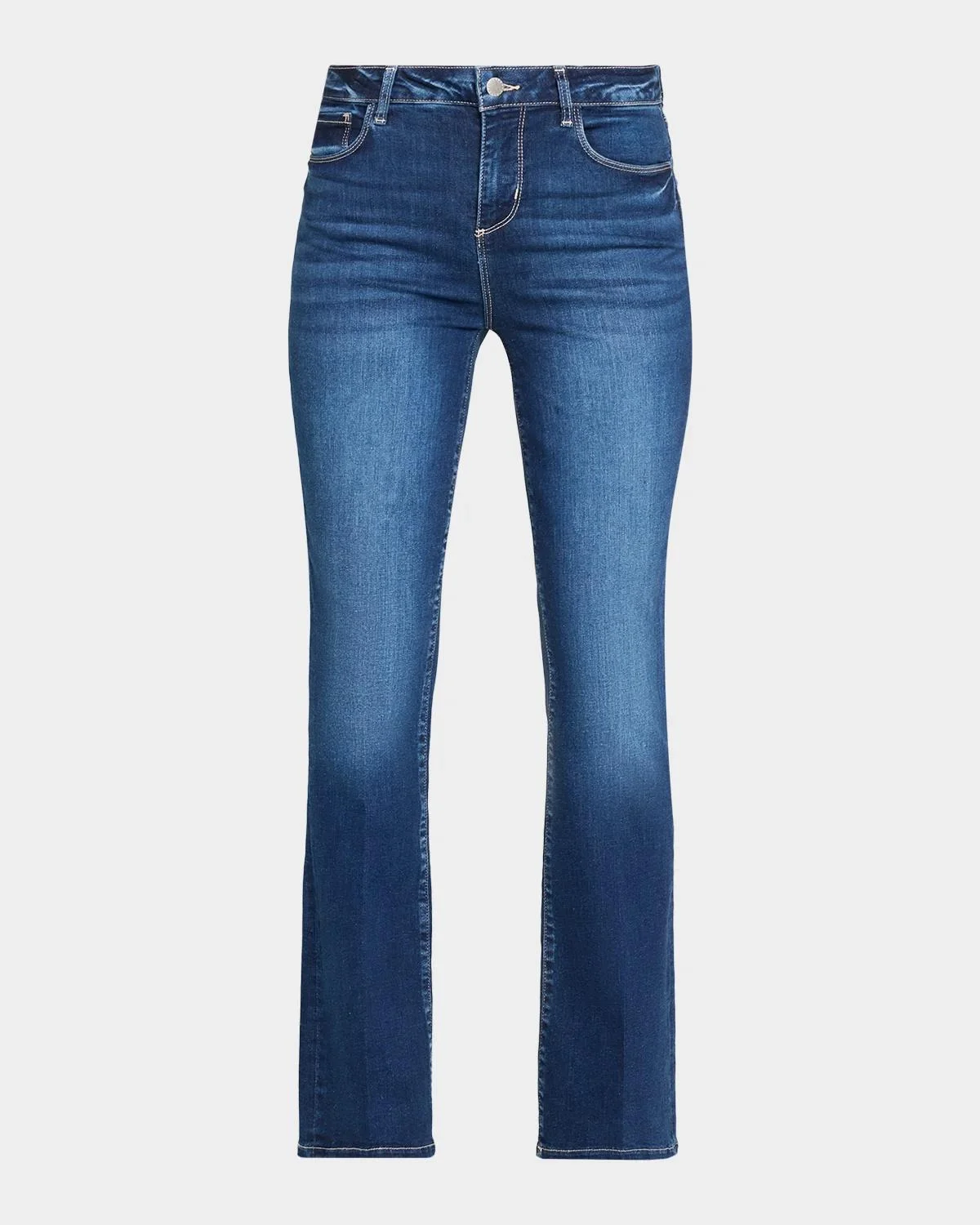 Petite Selma High-Rise Bootcut Jeans - 1