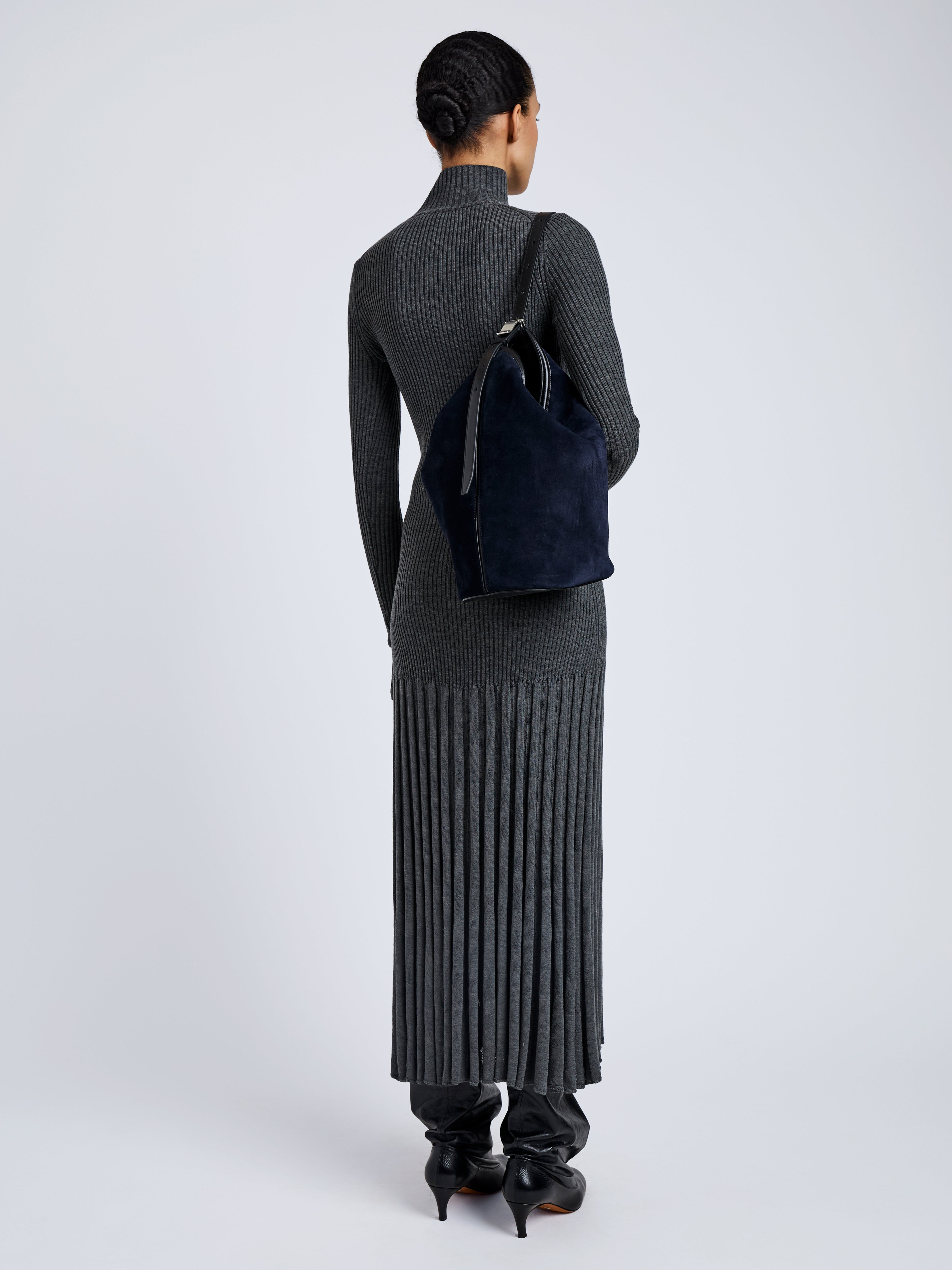 Brant Bucket Bag in Soft Suede - 6