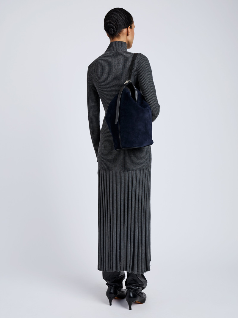 Brant Bucket Bag in Soft Suede 6