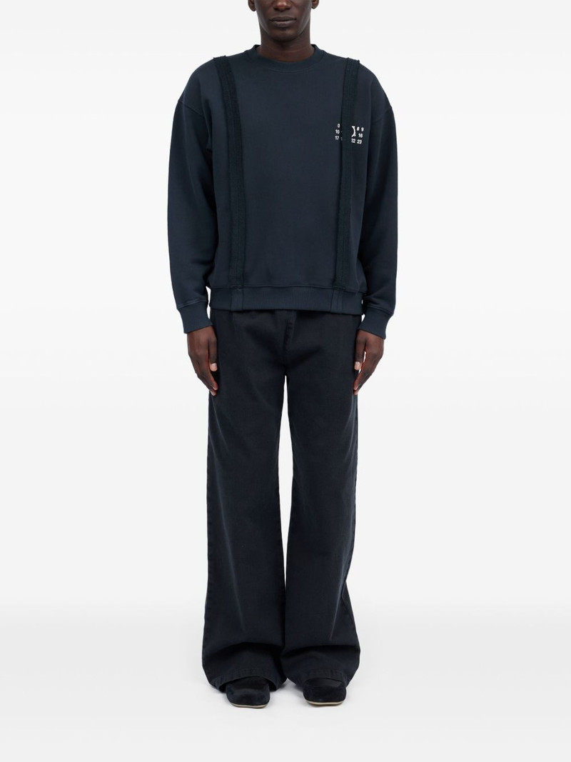 MM6 Maison Margiela Numbers-motif sweatshirt outlook