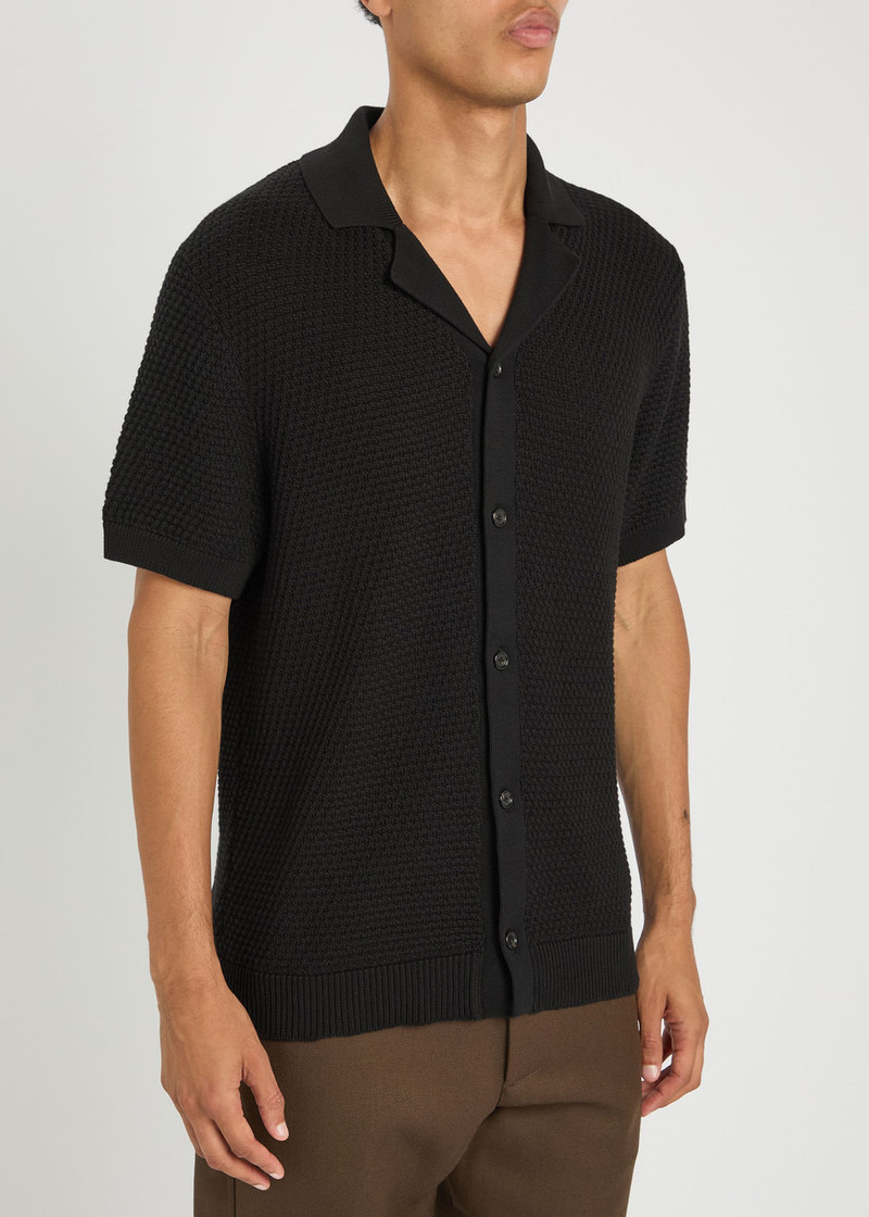 BOSS Boss Knitted Cotton Shirt outlook