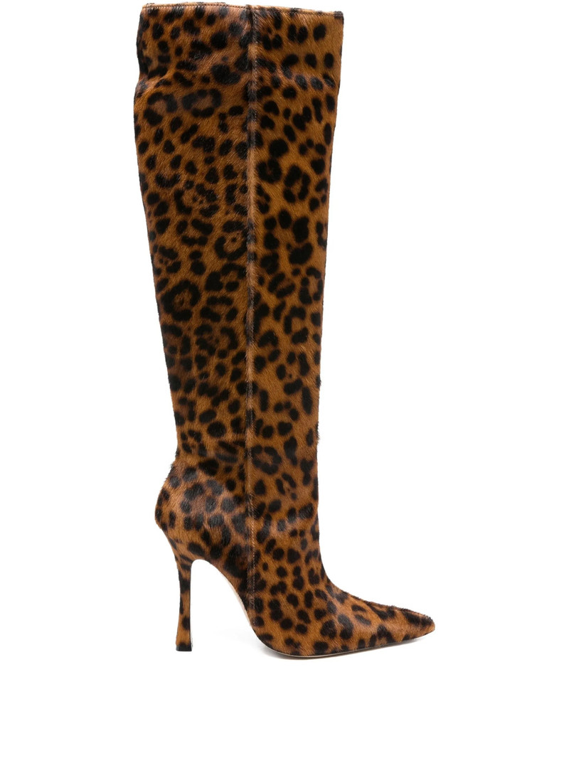 Blumarine 110mm Leopard-print Boots 1