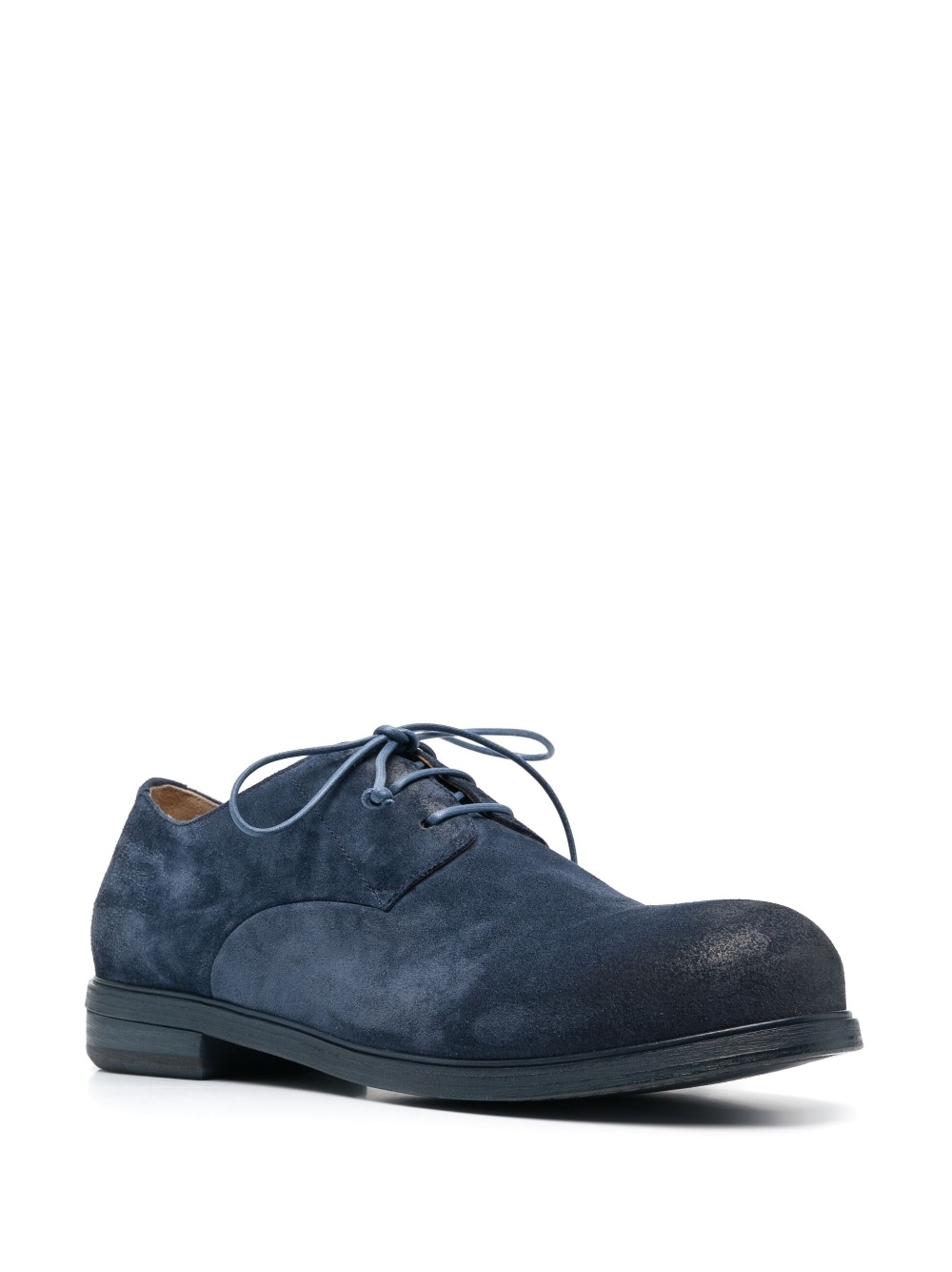 lace-up leather derby shoes - 2