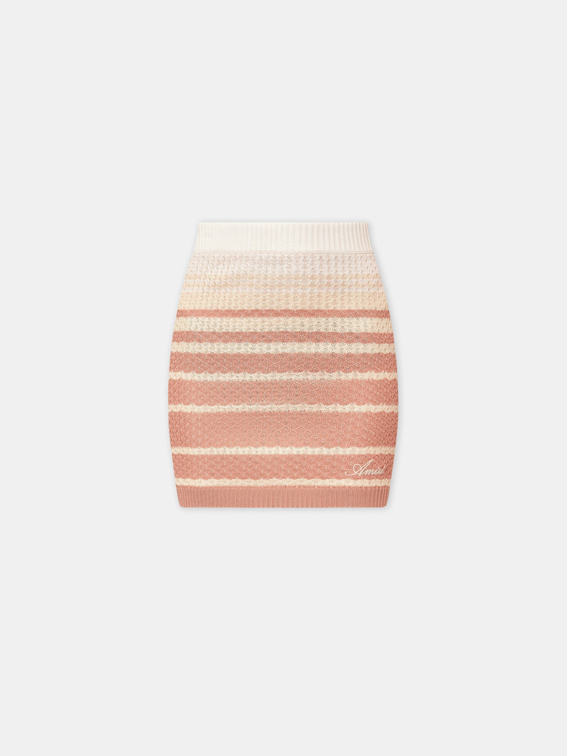 WOMEN'S STRIPE MINI SKIRT - 1