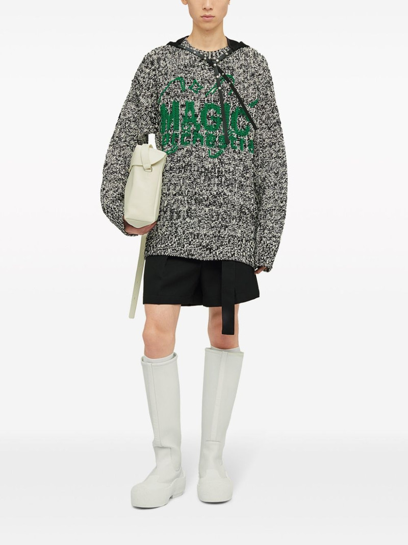 Jil Sander jacquard wool blend jumper outlook