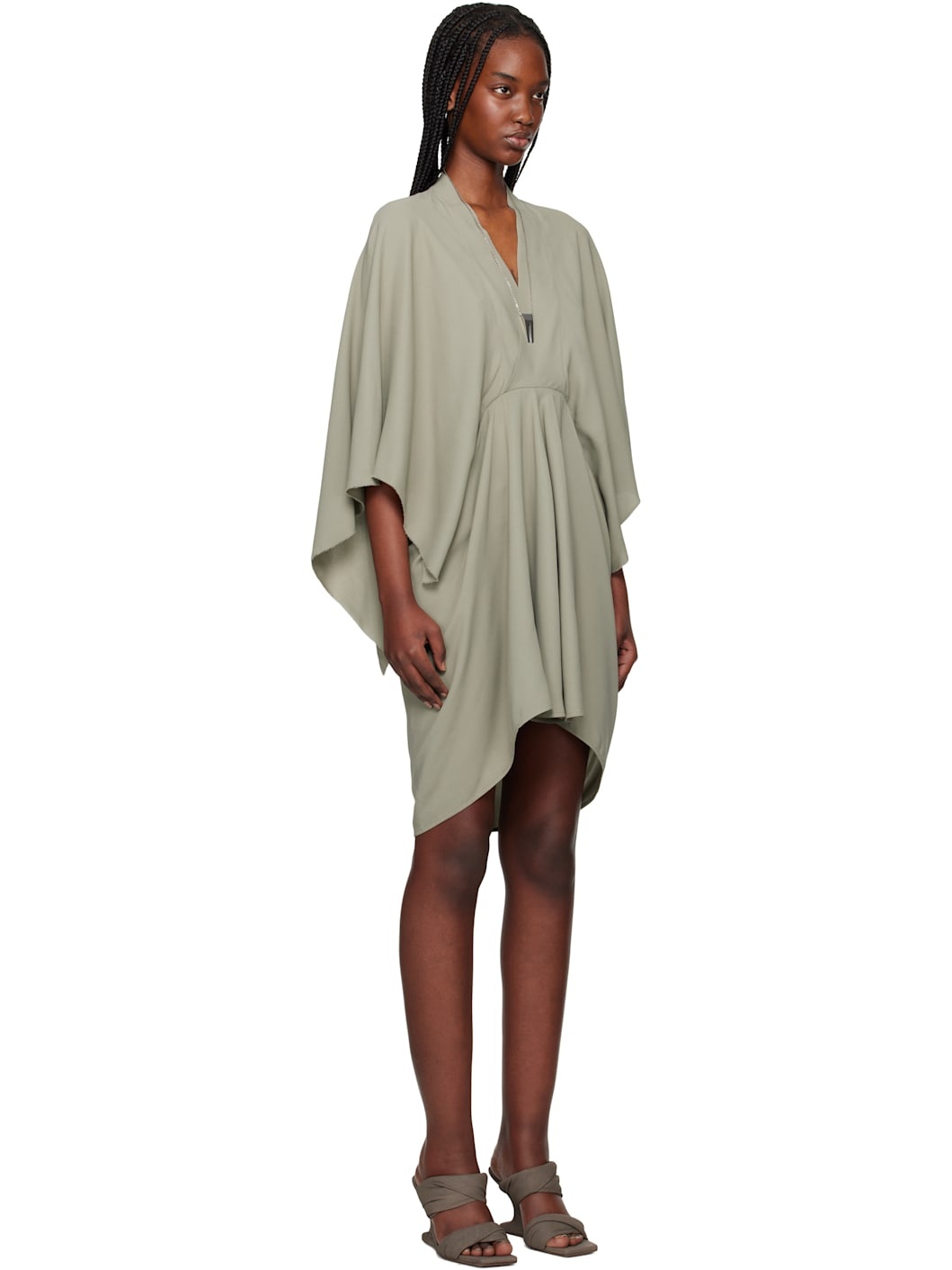 Green Hollywood Half Moon Minidress - 2