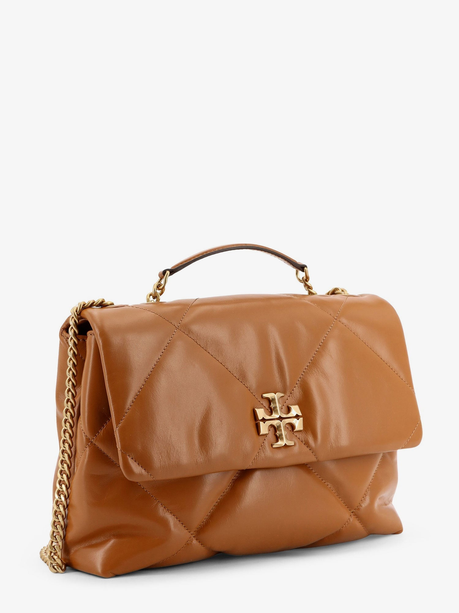 TORY BURCH - Tory Burch Kira Metelassé Leather Shoulder Bag - 3