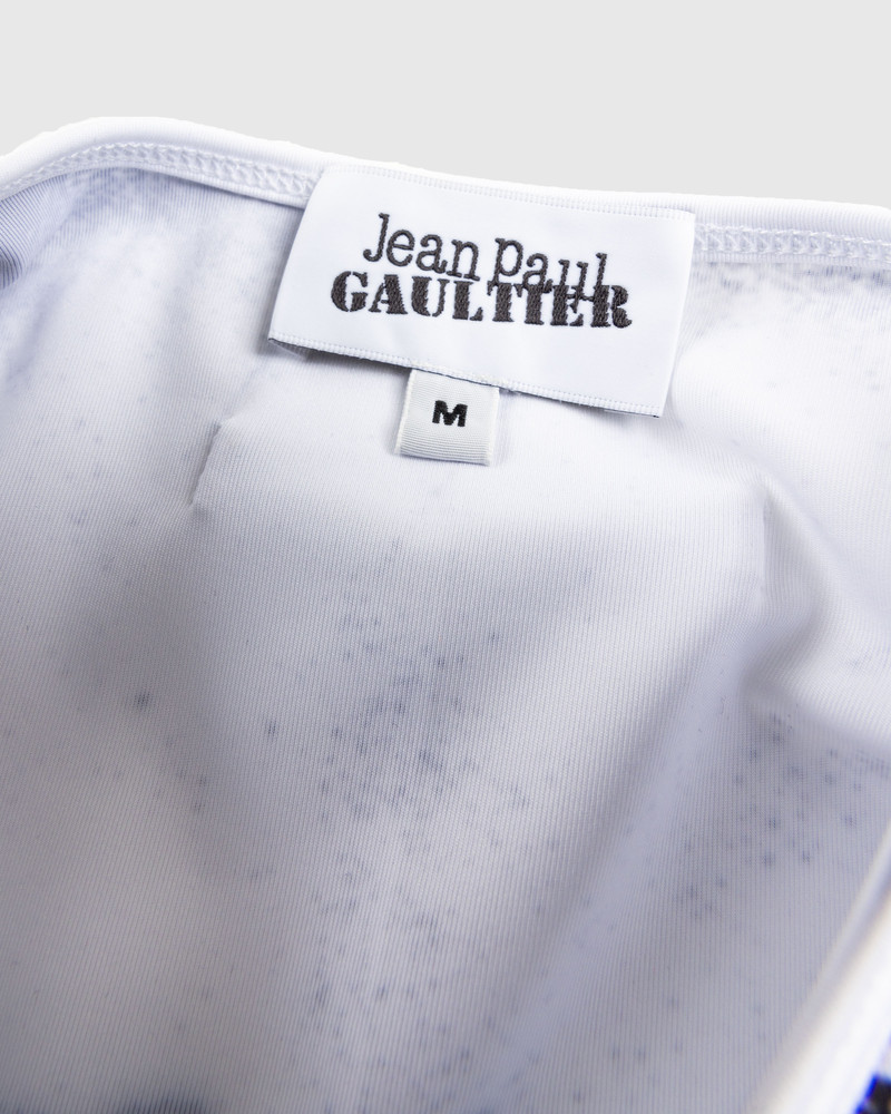 Jean Paul Gaultier – Long-Sleeve Gaultier Paris Top White/Black 6