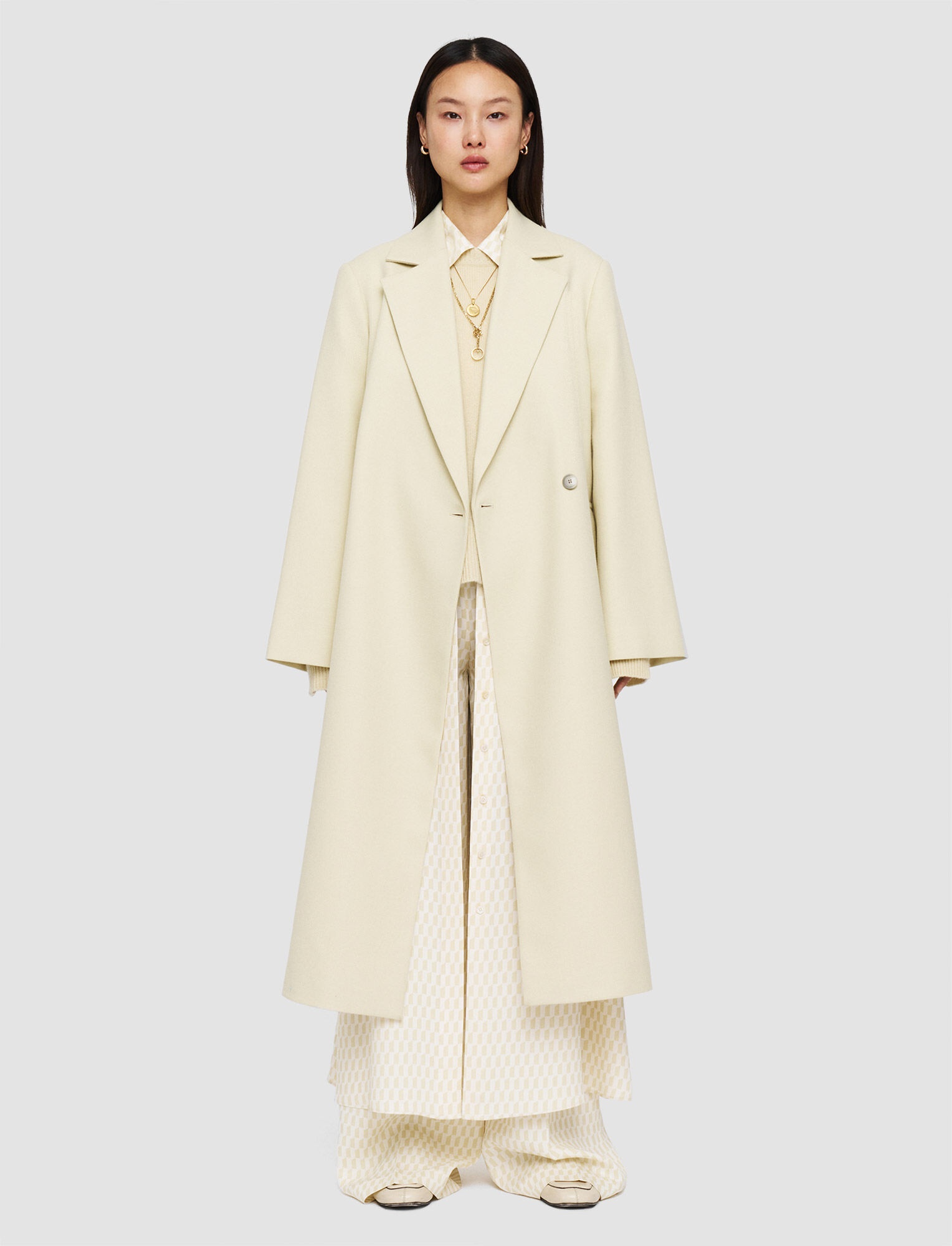 Fluid Wool Colbert Coat - 3