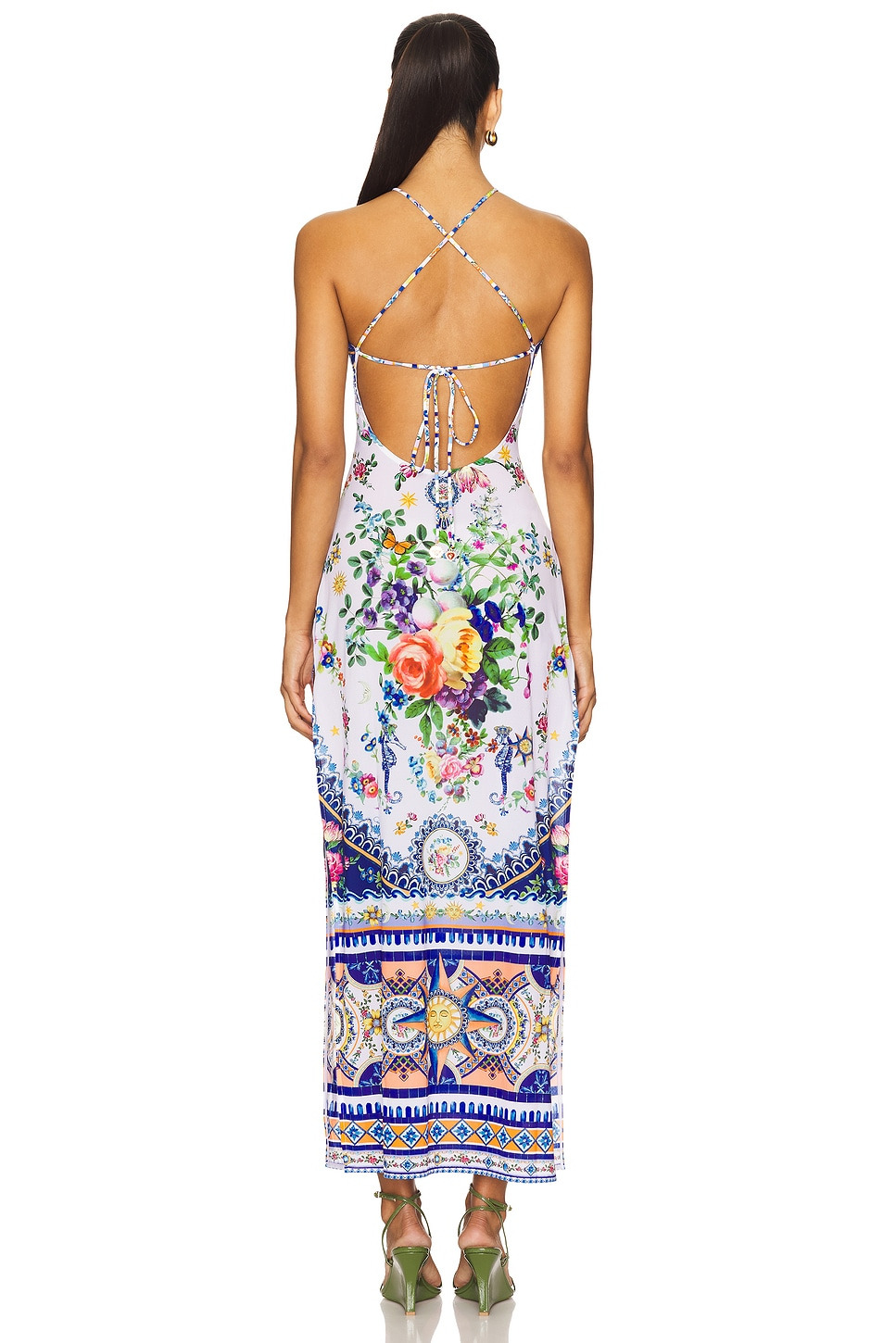 High Neck Long Dress - 4