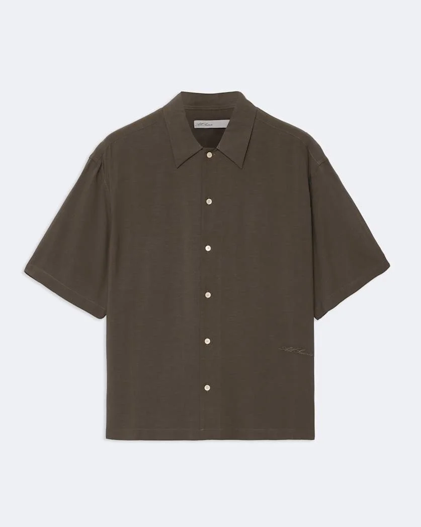 ARCHER OVERSIZED VISCOSE SHIRT - 1