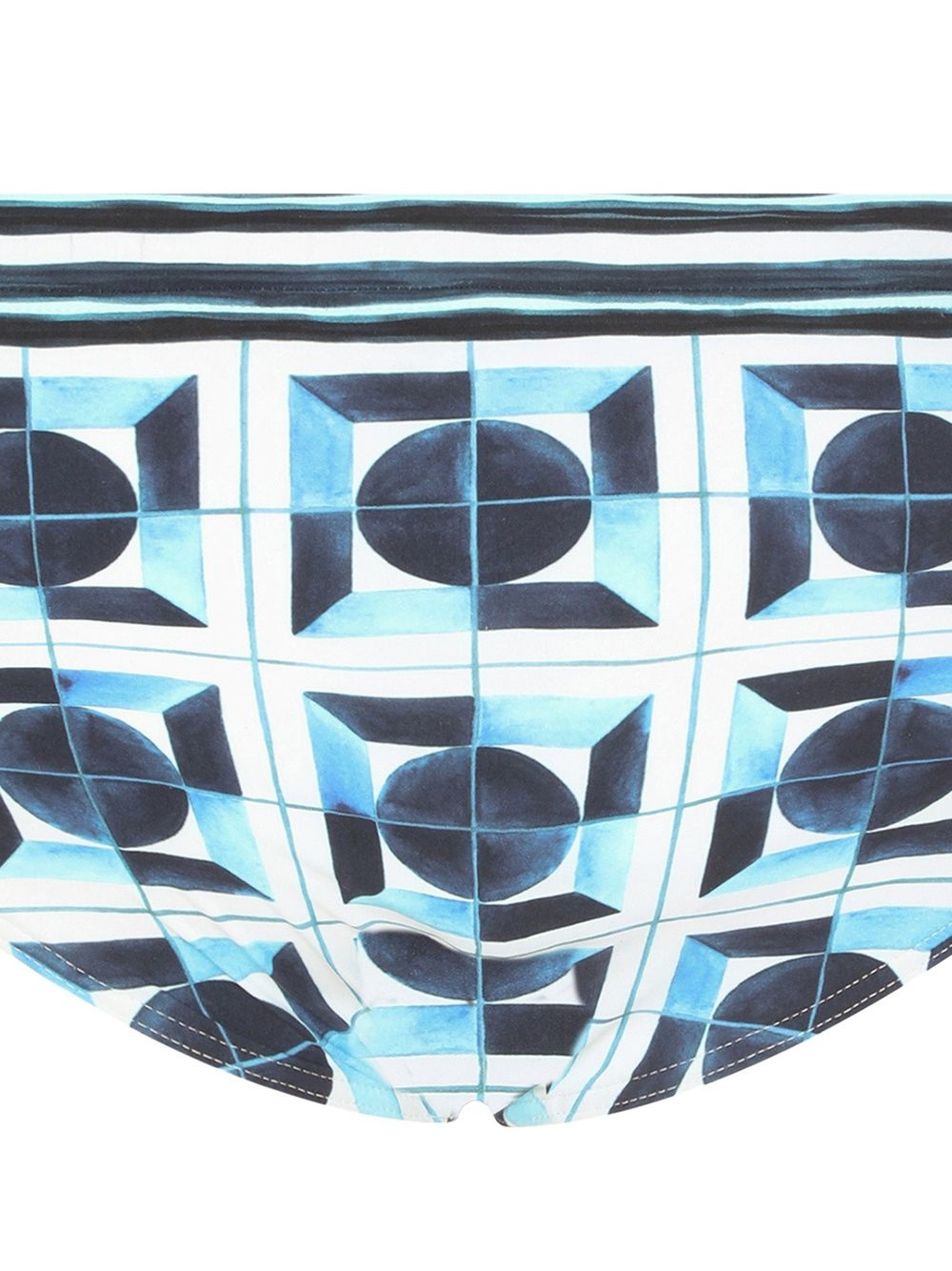 geometric-print swimming briefs - 4