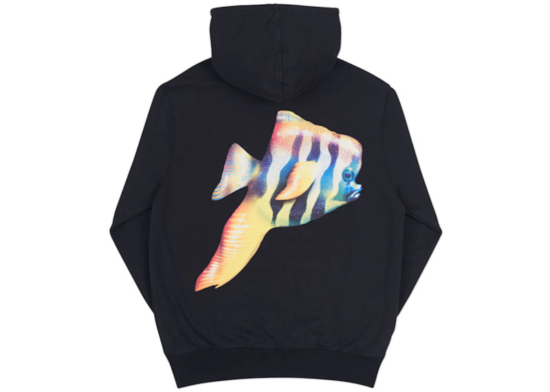 PALACE Palace Tropical Pish Hood Black/Yellow/Blue outlook