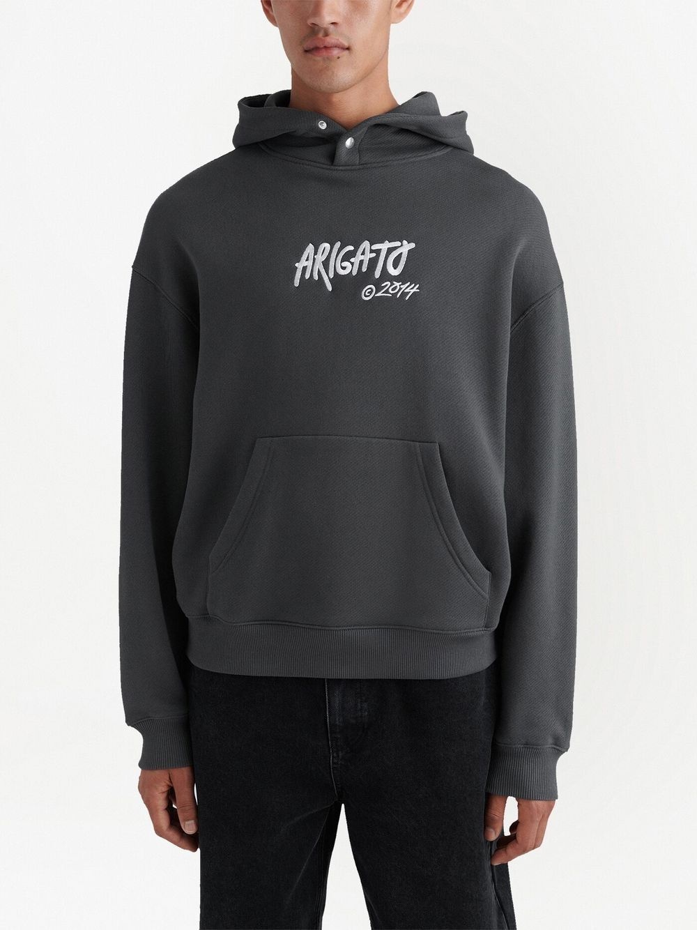 Arigato Tag organic cotton hoodie - 2