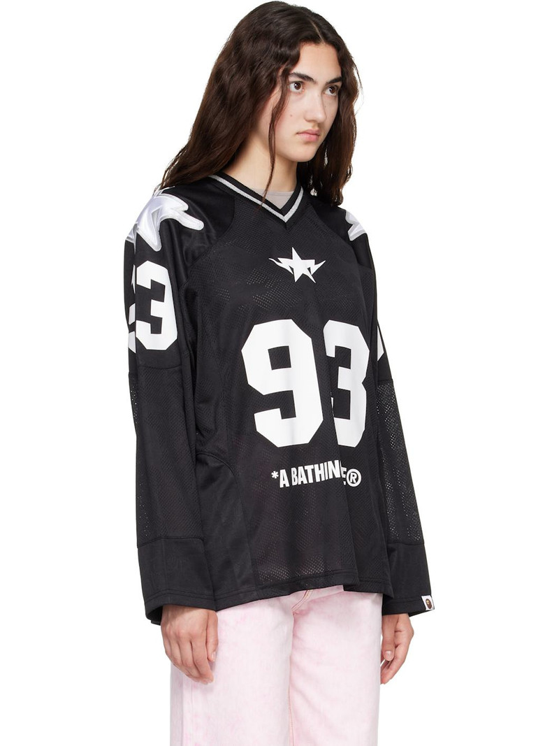 Black Line Camo Multi Logo Football Jersey T-shirt 2
