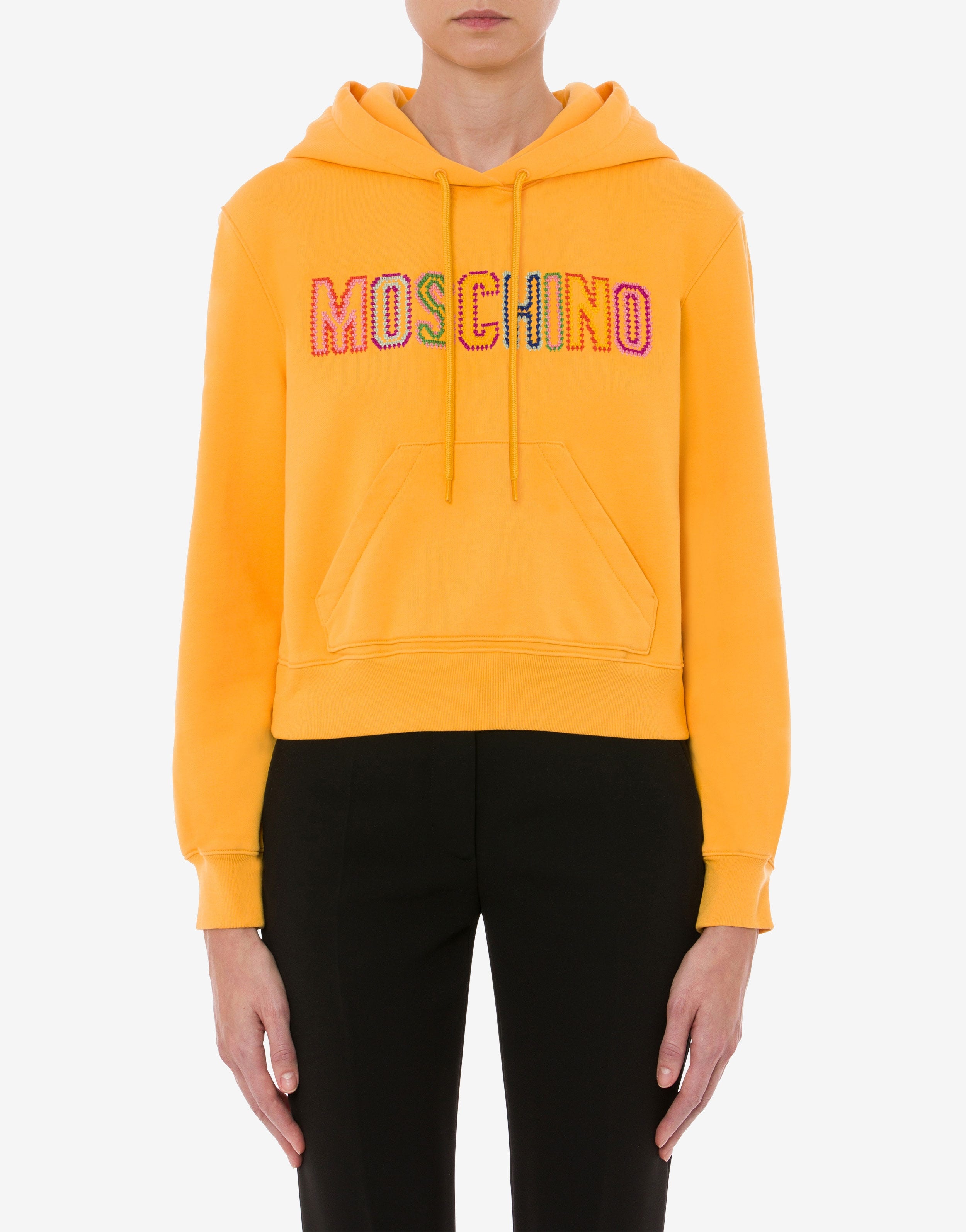 CROCHET LOGO ORGANIC COTTON HOODIE - 2