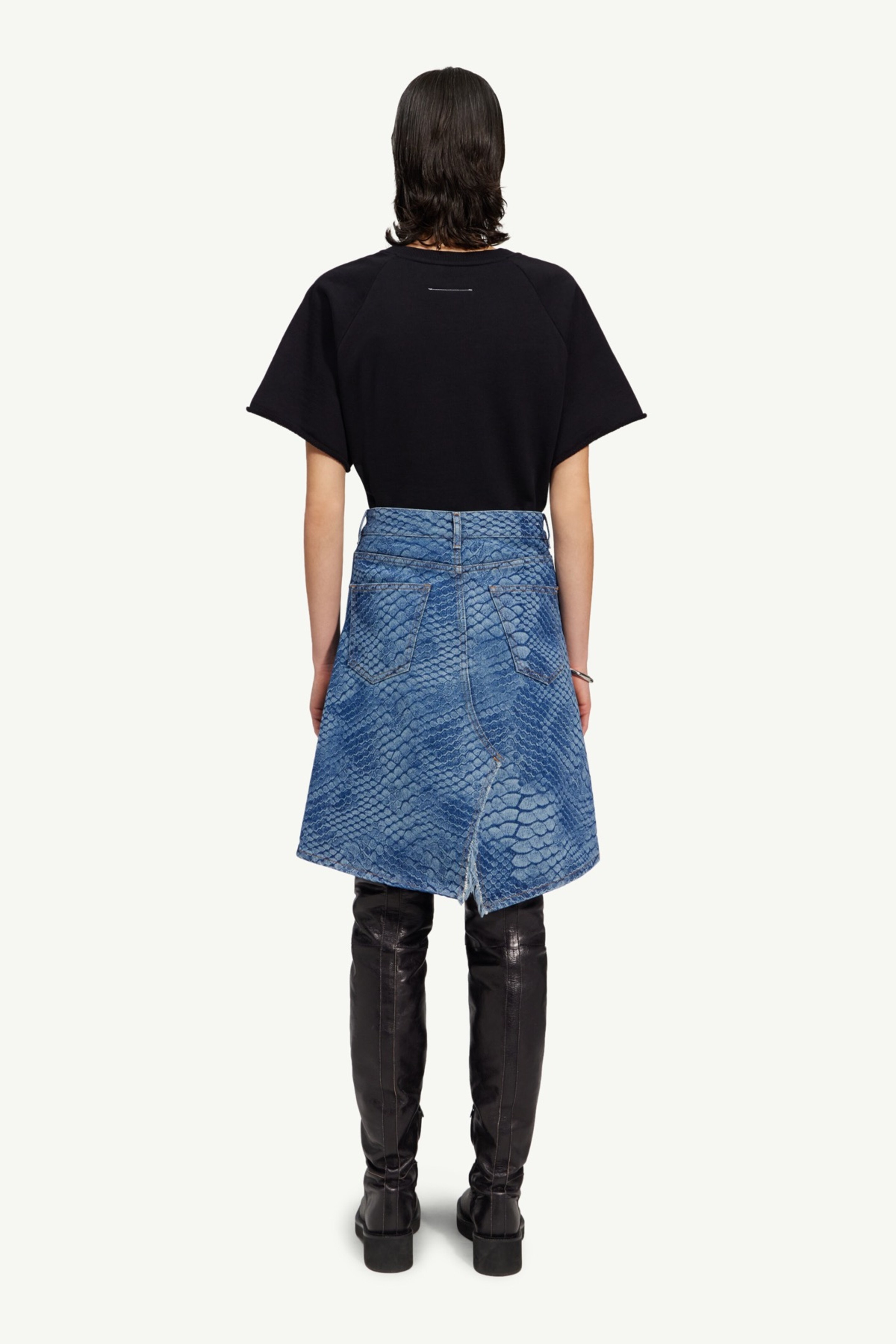 Python denim skirt - 4