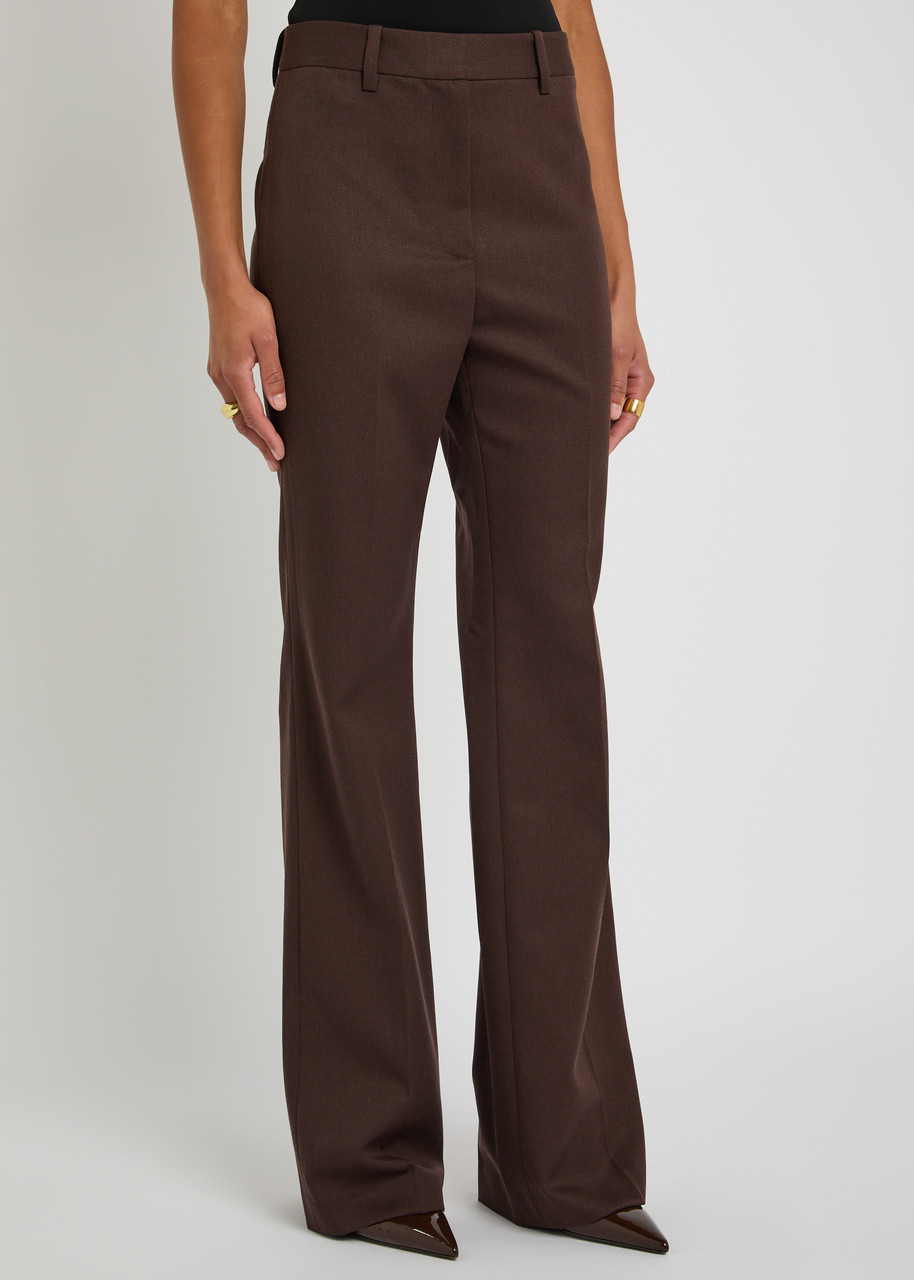 Nili Lotan Corette Straight-leg Wool Trousers - 2
