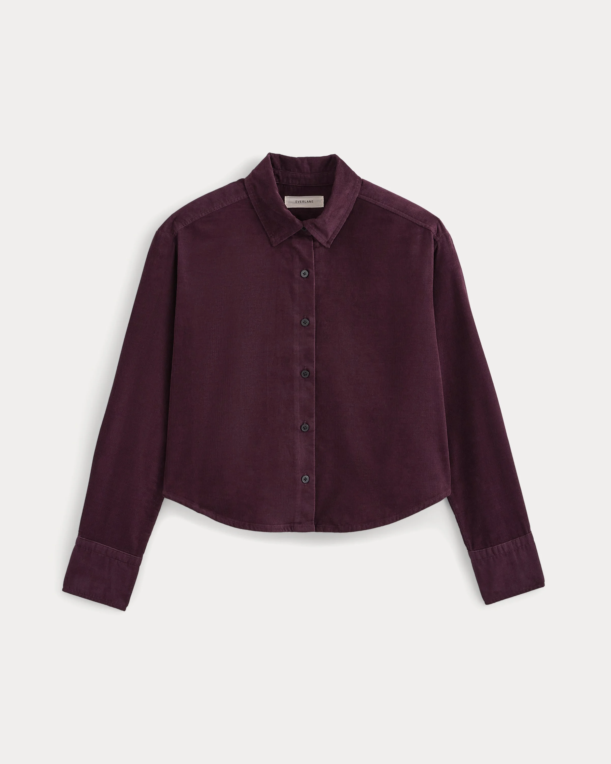 CROPPED SHIRT IN PINWALE CORDUROY - 1