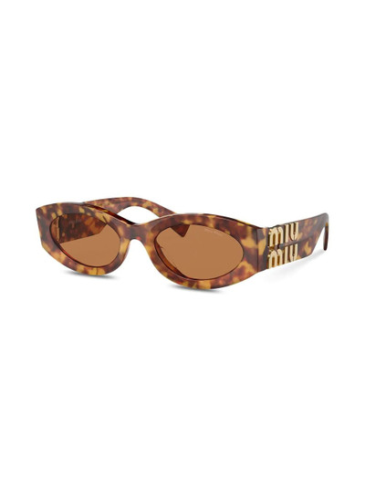 Miu Miu tortoiseshell cat-eye sunglasses outlook