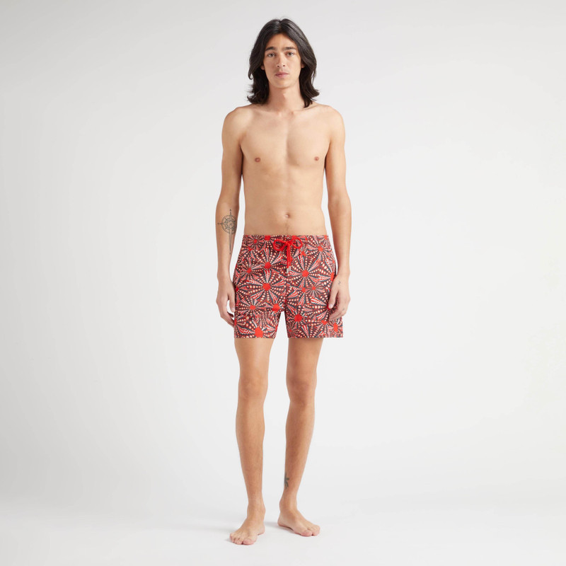 Vilebrequin Men Stretch Short Swim Trunks Oursinades outlook